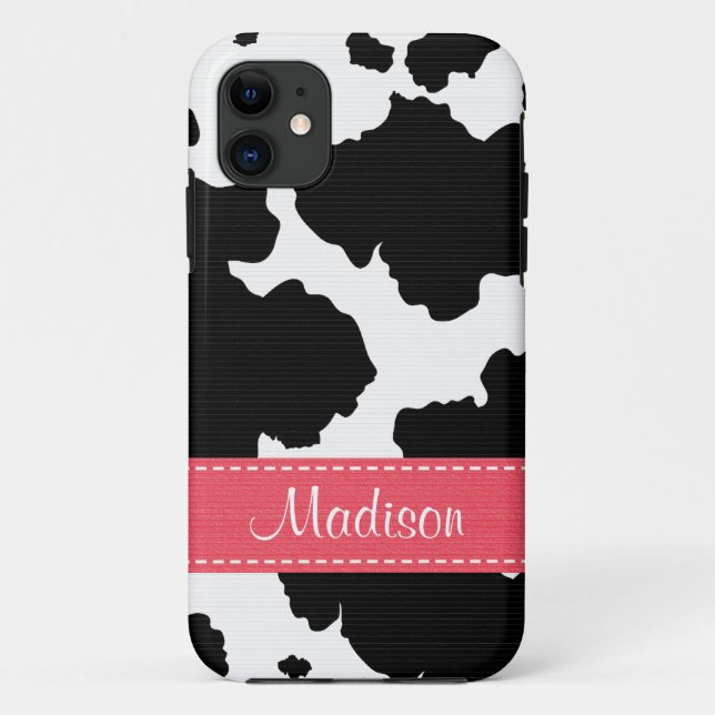 Cow Hide Spots Case-Mate iPhone Case (Back)