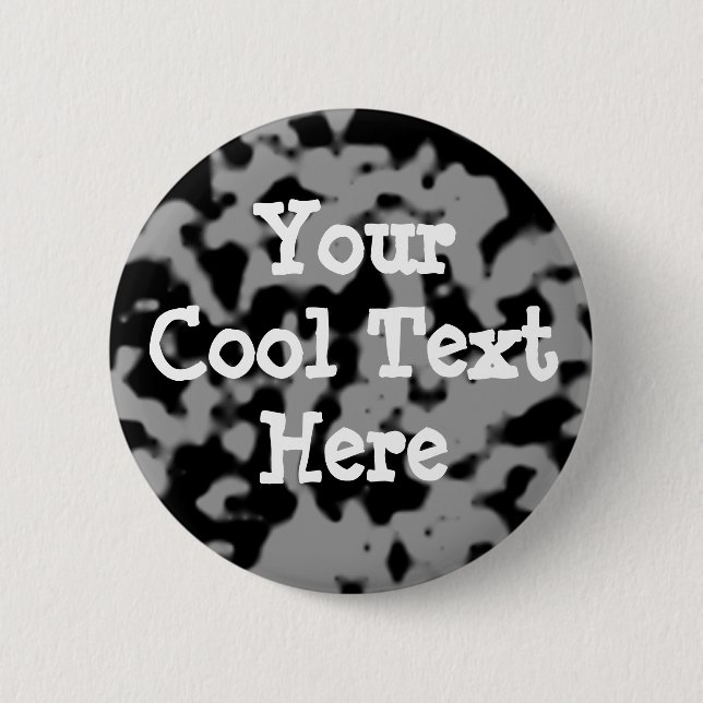 Cow Hide - Template Button (Front)