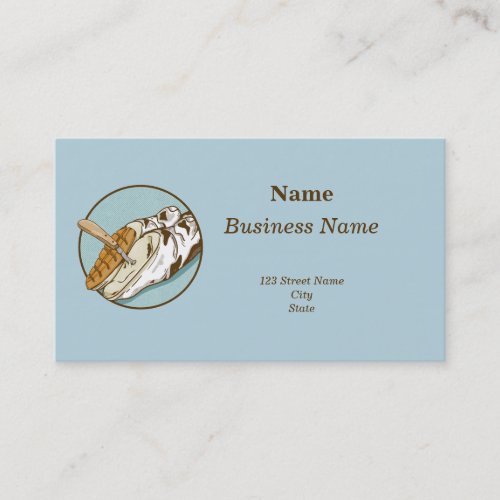 Cow hoof trimming business card