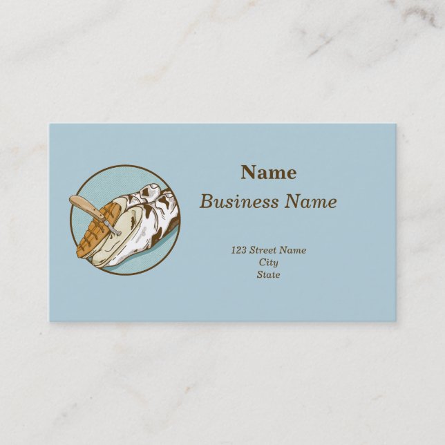 Cow hoof trimming business card (Front)