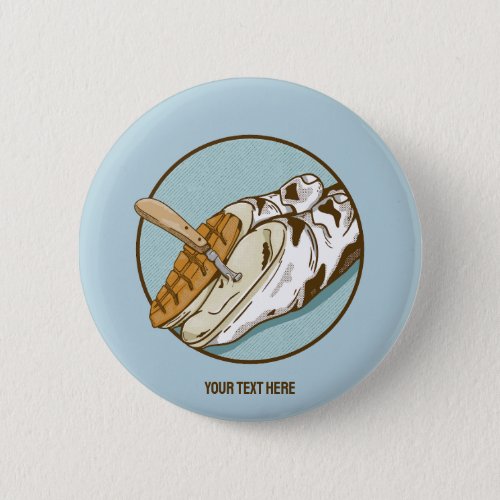 Cow hoof trimming button