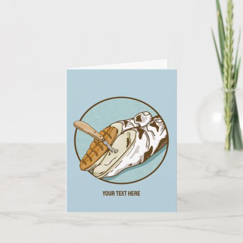 Cow hoof trimming card