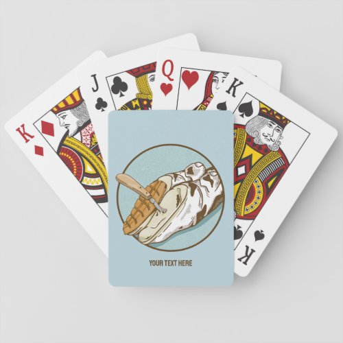 Cow hoof trimming poker cards
