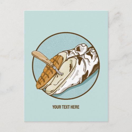 Cow hoof trimming postcard