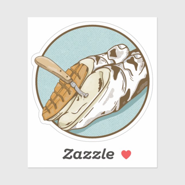 Cow hoof trimming sticker (Sheet)