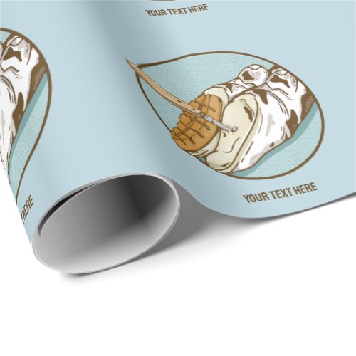 Cow hoof trimming wrapping paper