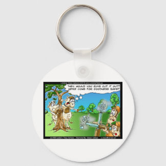 Cow Hunting Season Funny Tees Mugs Cards & Gifts Keychain