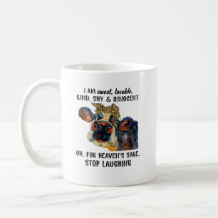 Cow I Am Sweet Lovable Kind Shy And Innocent Coffee Mug