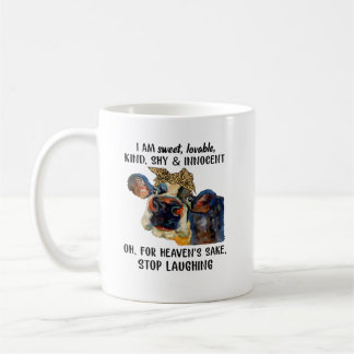 Cow I Am Sweet Lovable Kind Shy And Innocent Coffee Mug