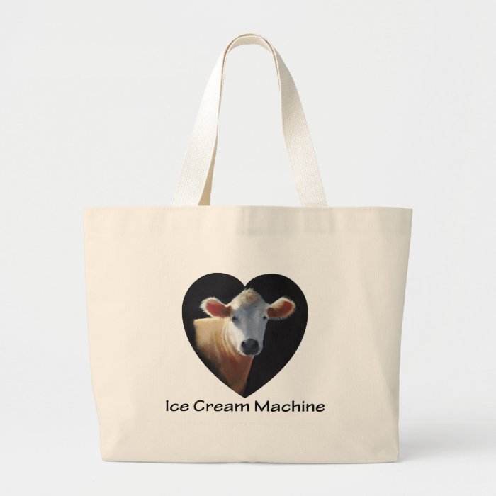 COW ICE CREAM MACHINE ART BAGS