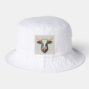 Cow, image, bucket hat !