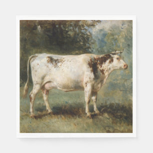 Cow in a Rural Landscape (Farm Animal) Napkins