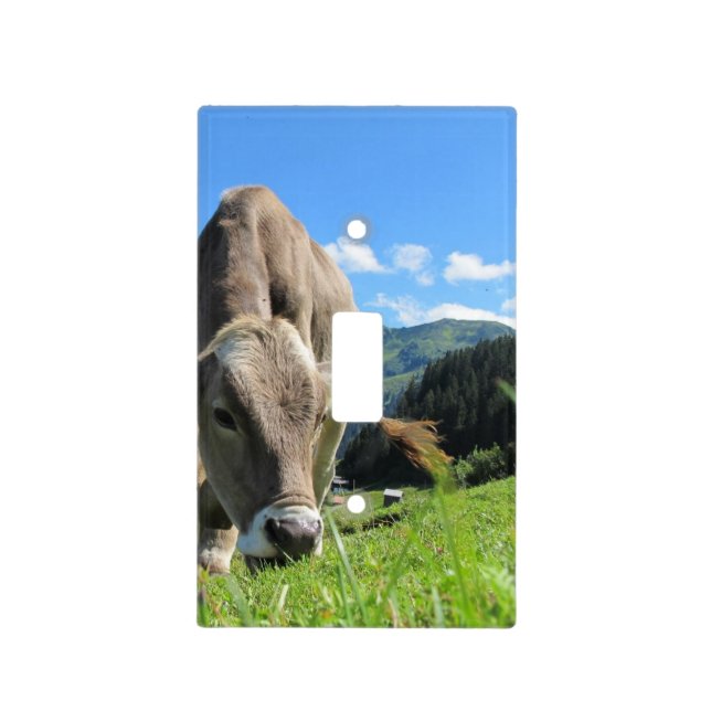 Cow In Austria Light Switch Cover (Front)
