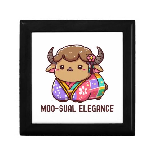 Cow in Elegance in Highland Gift Box