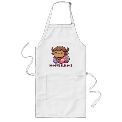 Cow in Elegance in Highland Long Apron