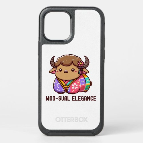 Cow in Elegance in Highland OtterBox Symmetry iPhone 12 Pro Case