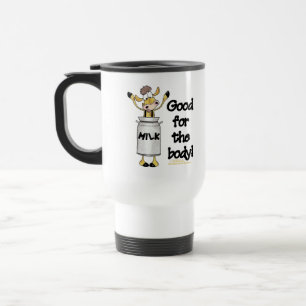 Cow in Milk Can Travel Mug