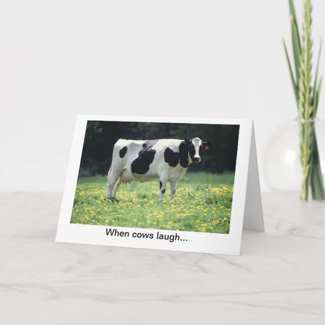 Cow Jokes Card (Front)