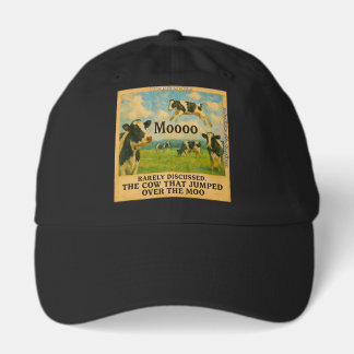 Cow Jumped Over the Moo – Whimsical  Farm Pun Cart Hat
