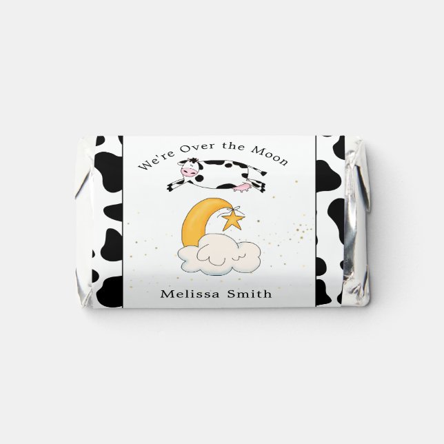  Cow Jumped Over the Moon  Custom Baby Shower Hershey's Miniatures (Front)