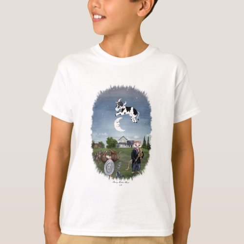 COW JUMPED OVER THE MOON T_Shirt