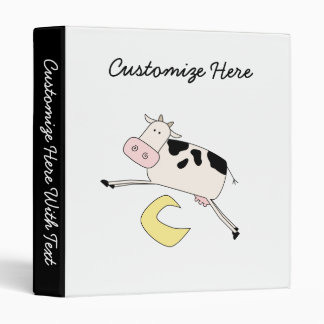 Cow Jumps Over Moon 3 Ring Binder