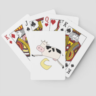 Cow Jumps Over Moon Poker Cards