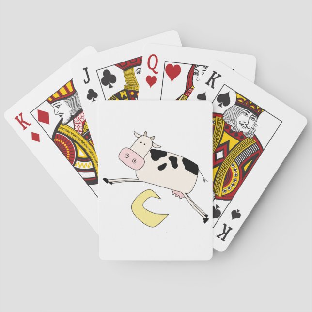Cow Jumps Over Moon Poker Cards (Back)