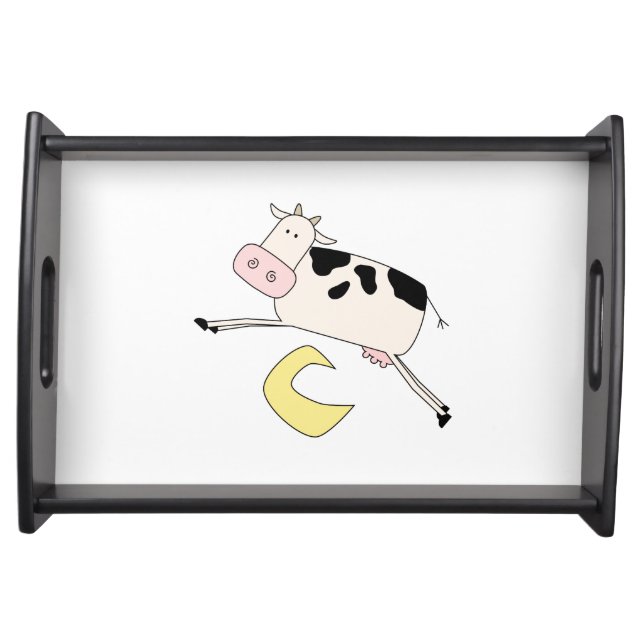 Cow Jumps Over Moon Serving Tray (Front)
