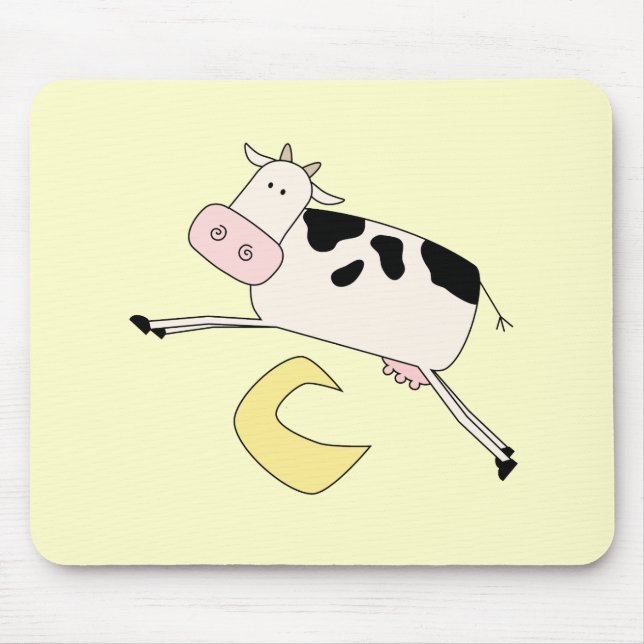 Cow Jumps Over Moon Tshirts and Gifts Mouse Pad (Front)