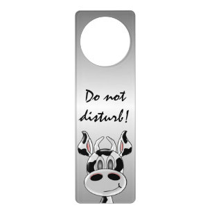 Cow Just Add Text Door Hanger