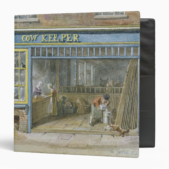 Cow Keeper, 1825 Binder (Front/Inside)