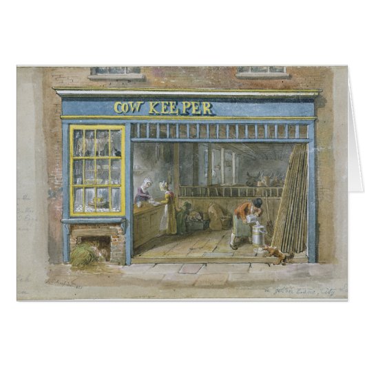 Cow Keeper, 1825 Cards (Front Horizontal)