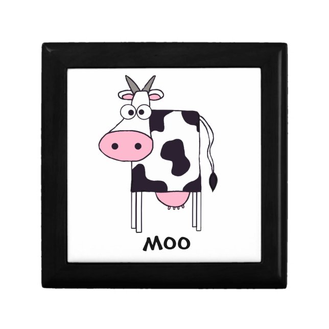 Cow Keepsake Box (Front)