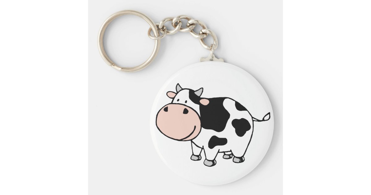 squishmallow keychain cow