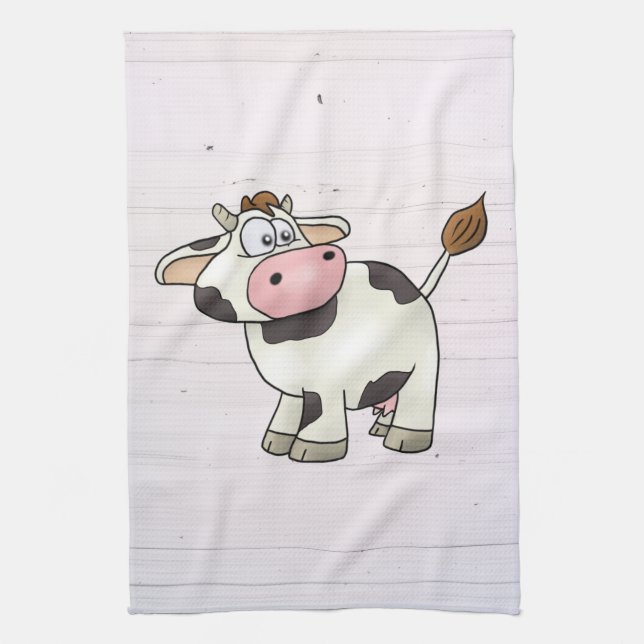 cow kitchen towel (Vertical)