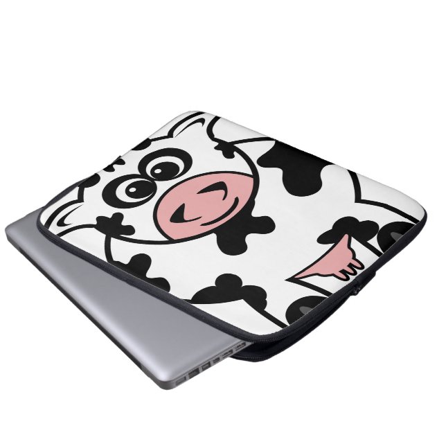 Cow Laptop Sleeve (Front Bottom)