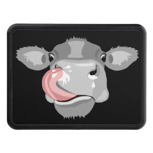 COW LICKING NOSE HITCH COVER
