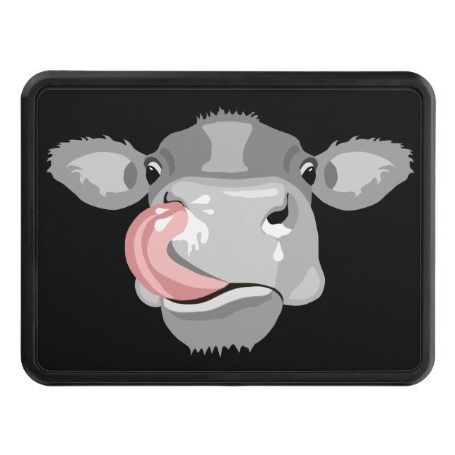 COW LICKING NOSE HITCH COVER (Front)