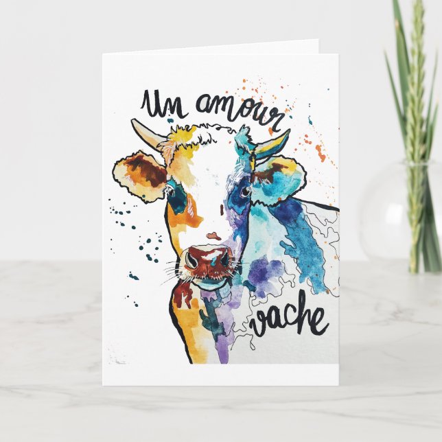Cow Love Card (Front)