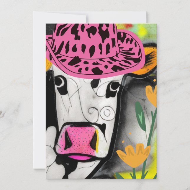 Cow Love Holiday Card (Front)