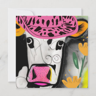 Cow Love Holiday Card