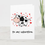 Cow Love Holiday Card at Zazzle
