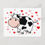 Cow Love Postcard at Zazzle