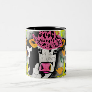 Cow Love Two-Tone Coffee Mug