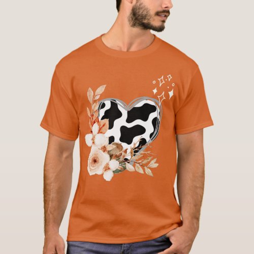 Cow Lover Badge T_Shirt