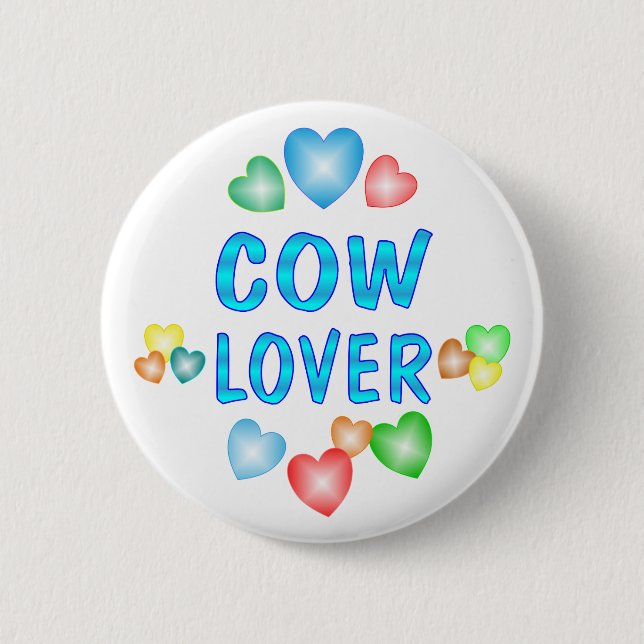 COW LOVER BUTTON (Front)