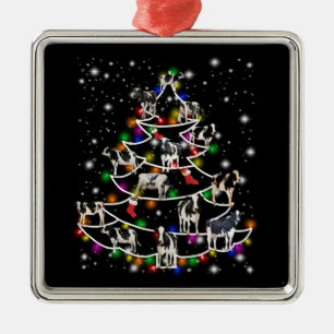 Cow Lover Funny Cow Christmas Tree Ornaments