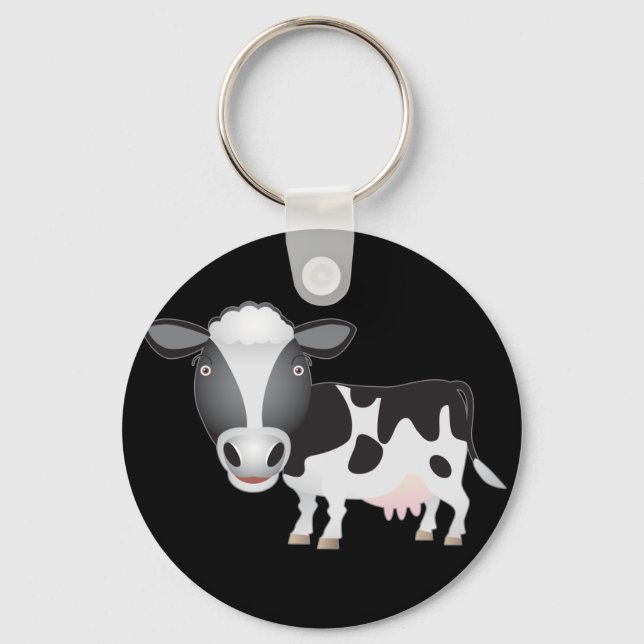 Cow Lover Keychain (Front)