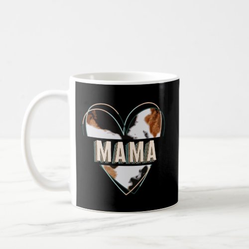 Cow Mama Cow Print Cow Fan Mothers Day Farm Anim  Coffee Mug